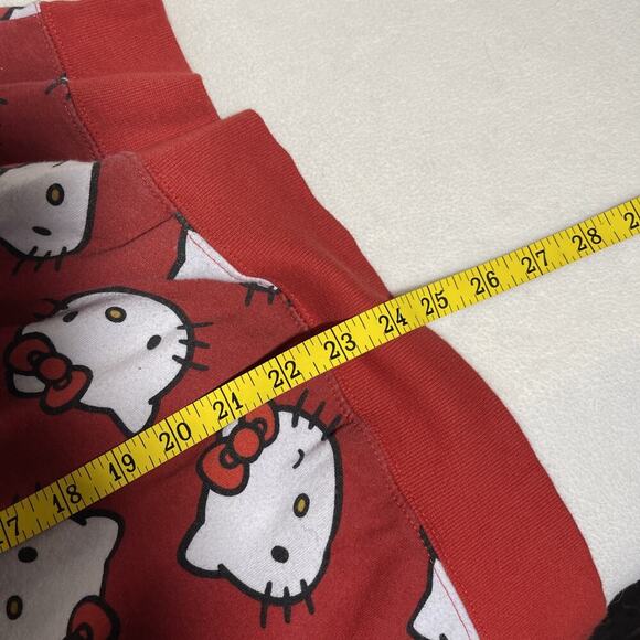 EUC- Sanrio Hello Kitty Red Pullover Sweatshirt Women’s Medium - Picture 6 of 7